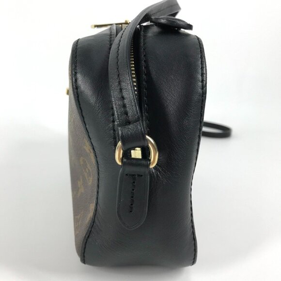 LOUIS VUITTON Authentic Black Monogram Canvas Pochette Shoulder Bag - Picture 4 of 15